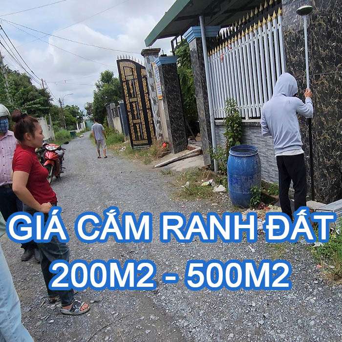 Đo đạc cắm ranh đất nền thổ cư đất vườn 200m2 - 500m2